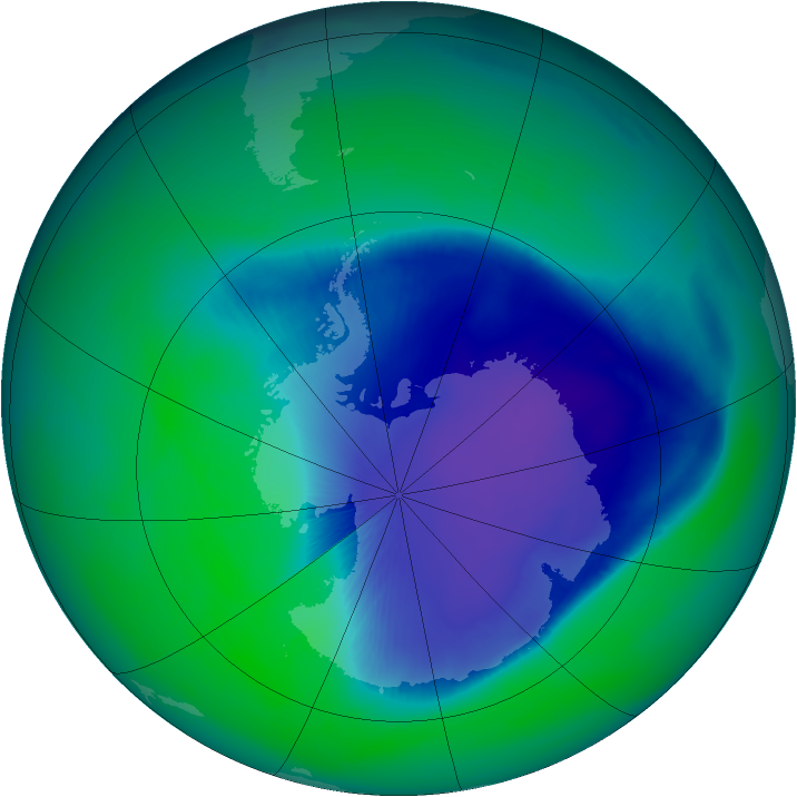 Ozone Map 2006-11-25